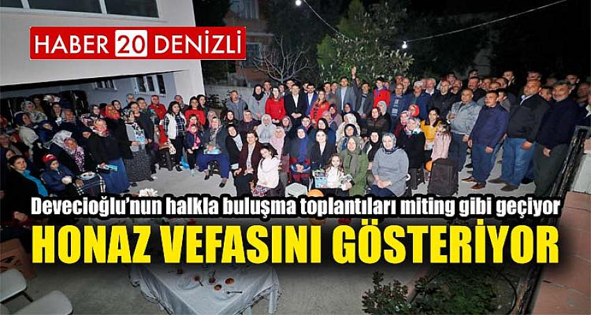 HONAZ VEFASINI GÖSTERİYOR