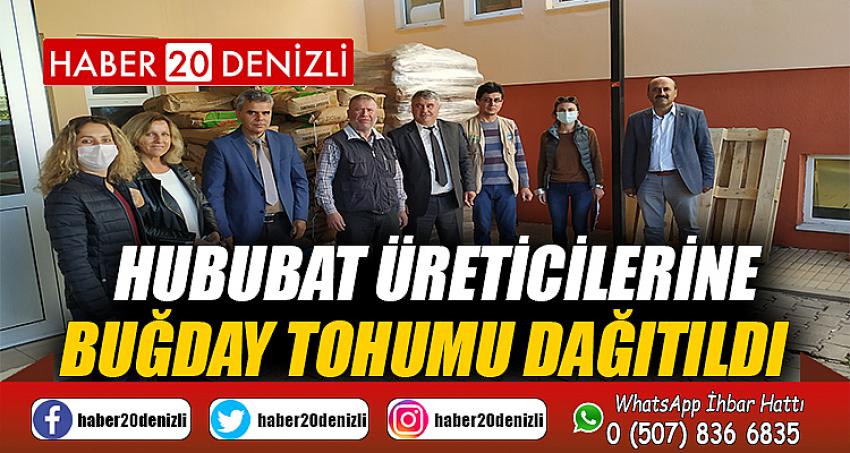 Hububat Üreticilerine Buğday Tohumu Dağıtıldı