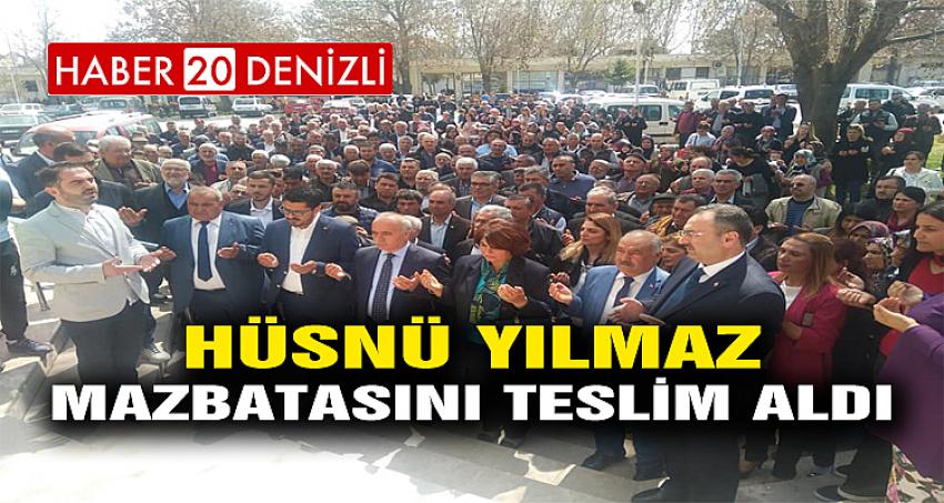 HÜSNÜ YILMAZ MAZBATASINI TESLİM ALDI