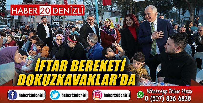 İftar bereketi Dokuzkavaklar’da