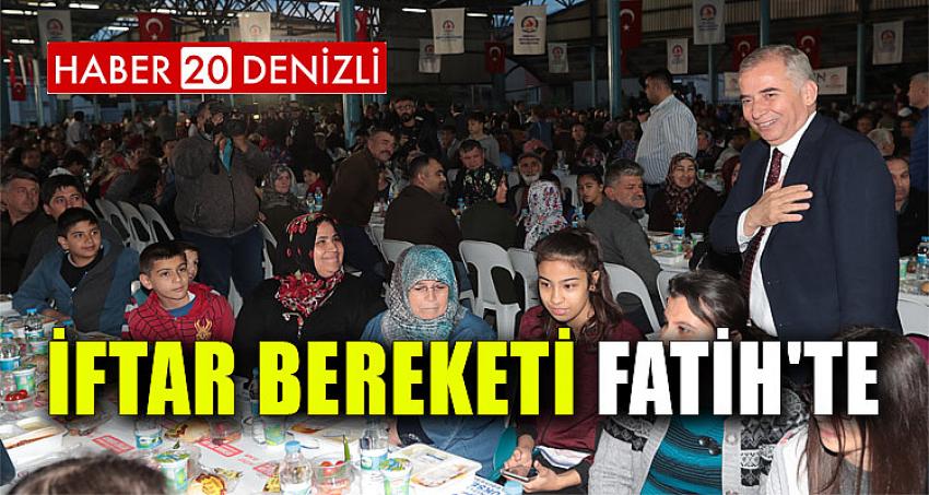 İftar bereketi Fatih'te 