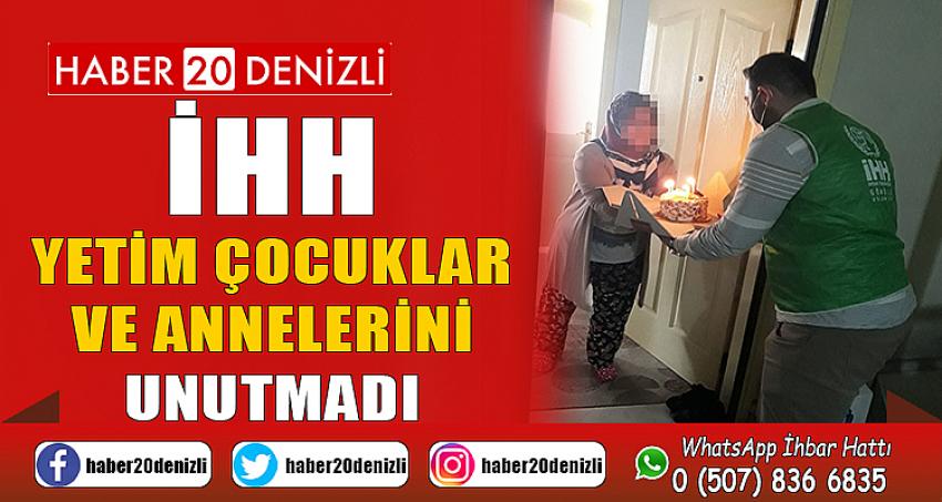 İHH yetim çocuklar ve annelerini unutmadı