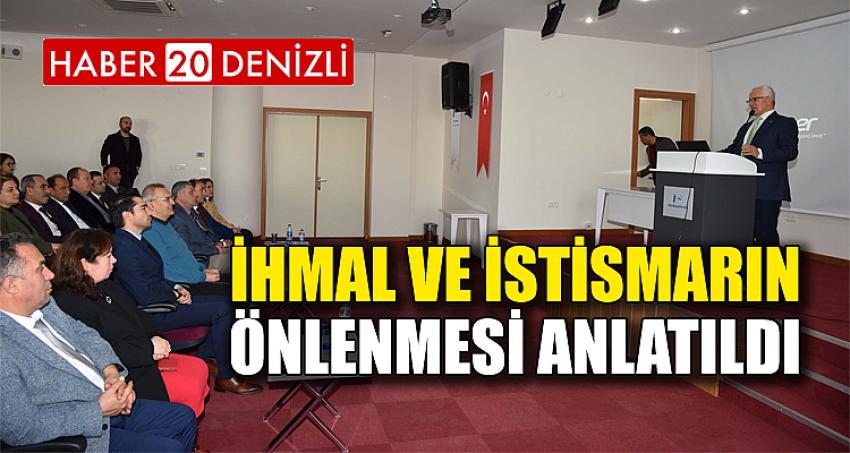 İhmal ve İstismarın Önlenmesi Anlatıldı