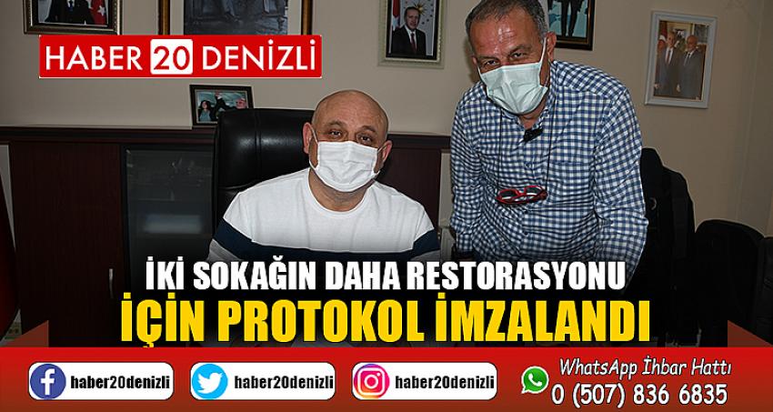 İki sokağın daha restorasyonu için protokol imzalandı