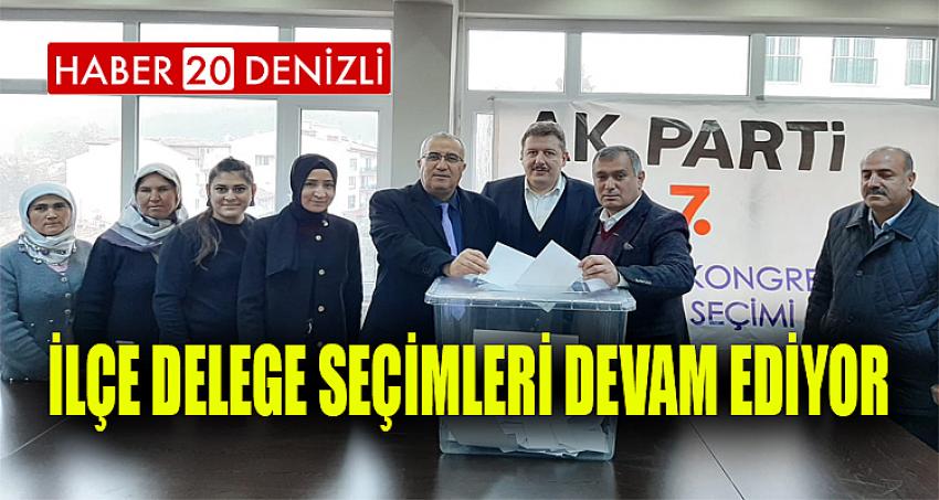 İlçe Delege Seçimleri devam ediyor