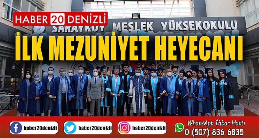 PAÜ Sarayköy Meslek Yüksekokulu’nda ilk mezuniyet heyecanı