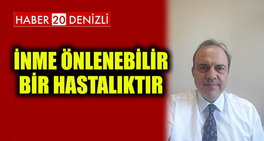 İNME ÖNLENEBİLİR BİR HASTALIKTIR