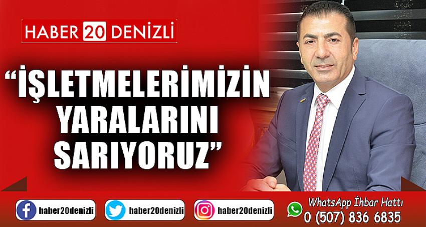 BAŞKAN ERDOĞAN: “İŞLETMELERİMİZİN YARALARINI SARIYORUZ”