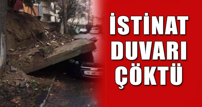 İSTİNAT DUVARI ÇÖKTÜ