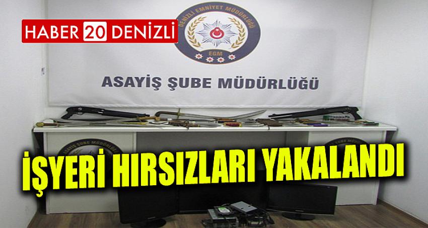 İŞYERİ HIRSIZI YAKALANDI !