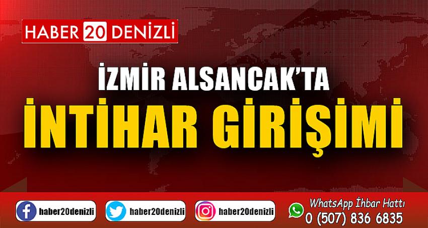 İZMİR ALSANCAK'TA İNTİHAR GİRİŞİMİ