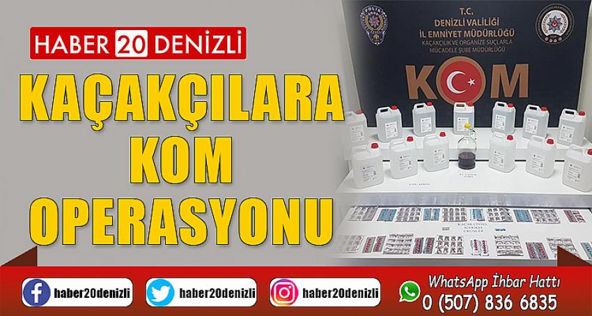 Kaçakçılara KOM operasyonu