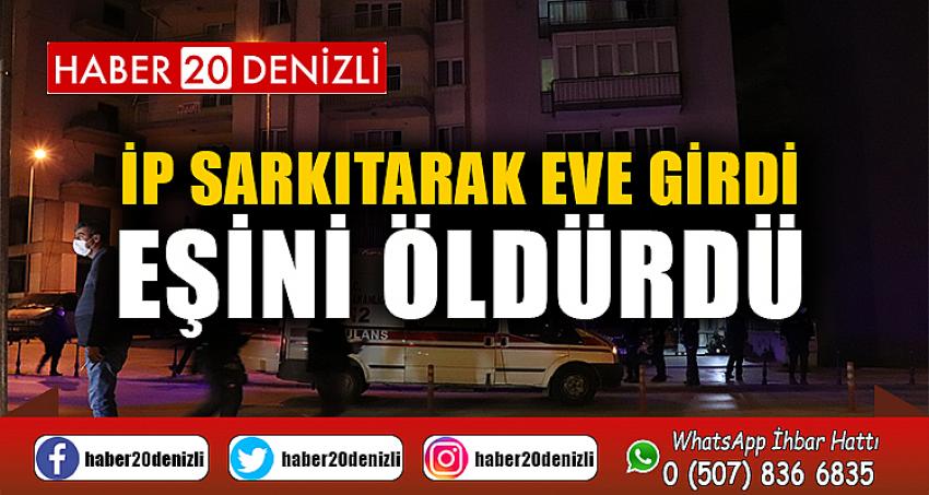 İp sarkıtarak eve girdi, boşanma aşamasındaki eşini öldürdü