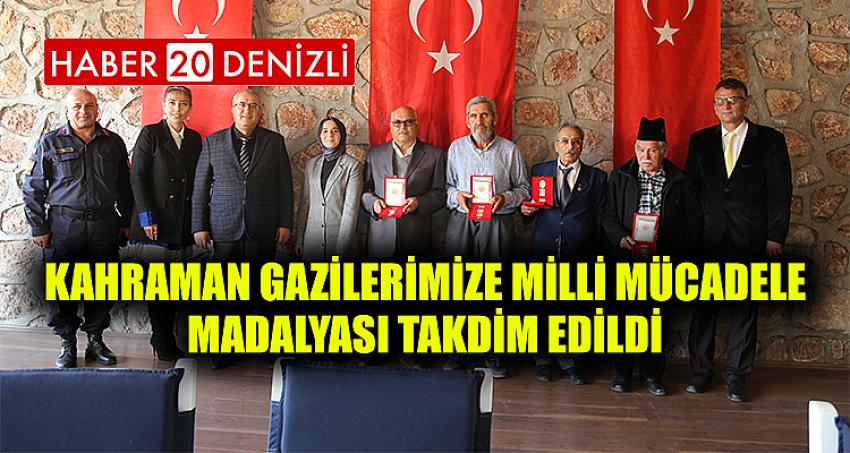 Kahraman Gazilerimize Milli Mücadele Madalyası Takdim Edildi