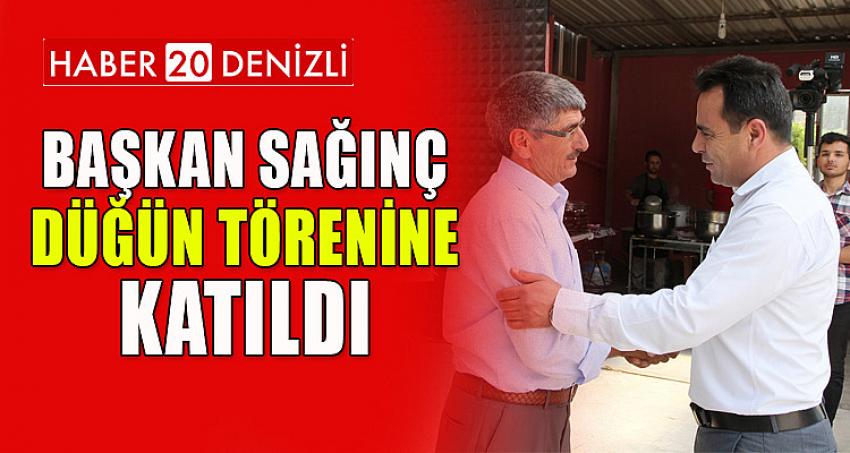 Başkan Sağınç, Düğün Törenine Katıldı