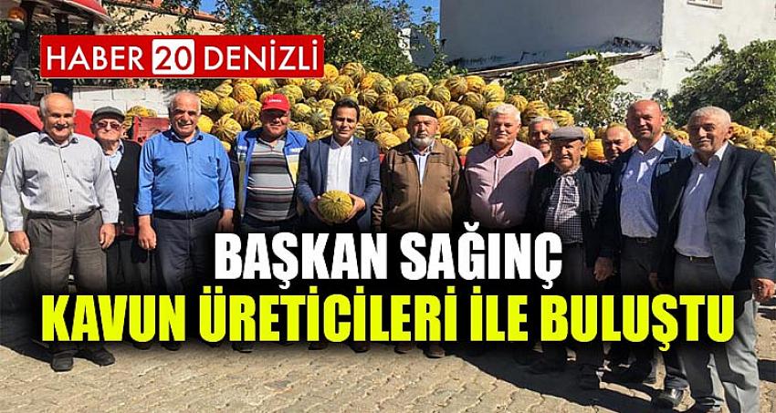 Başkan Sağınç, Kavun Üreticileri ile Buluştu