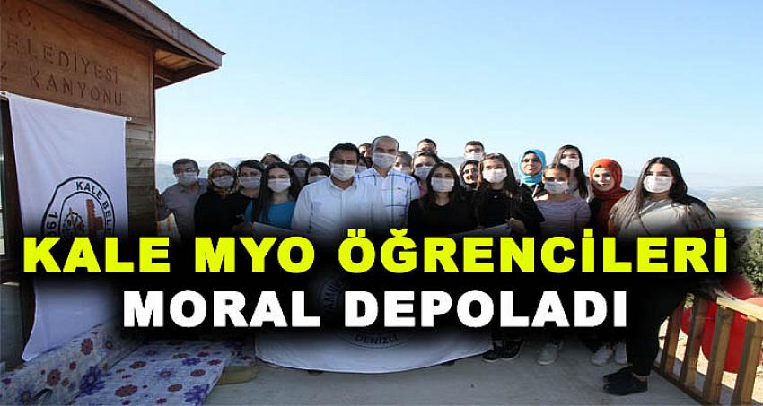 KALE MYO ÖĞRENCİLERİ MORAL DEPOLADI