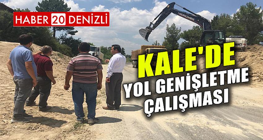 Kale'de Yol Genişletme Çalışması