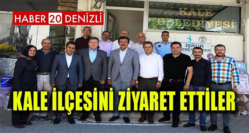 KALE İLÇESİNİ ZİYARET ETTİLER