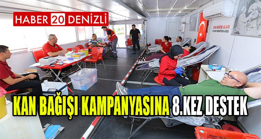 Kan bağışı kampanyasına Büyükşehir DESKİ’den 8. kez destek