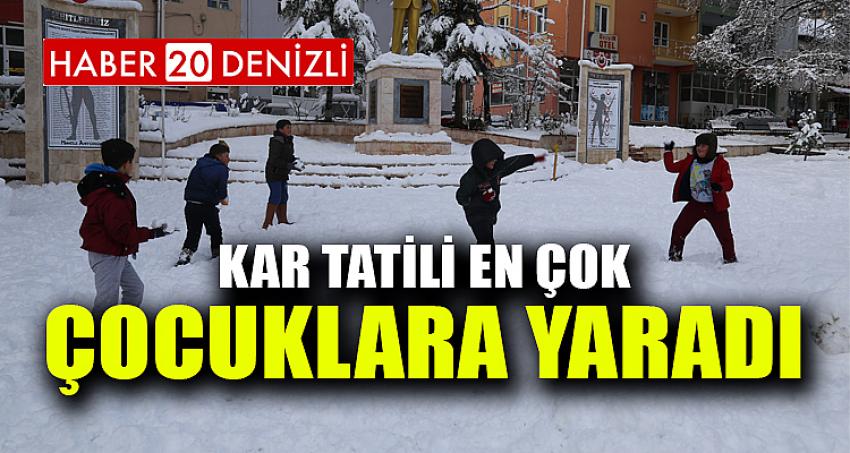 Kar Tatili En Çok Çocuklara Yaradı