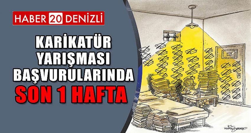 Karikatür Yarışması Başvurularında Son 1 Hafta 