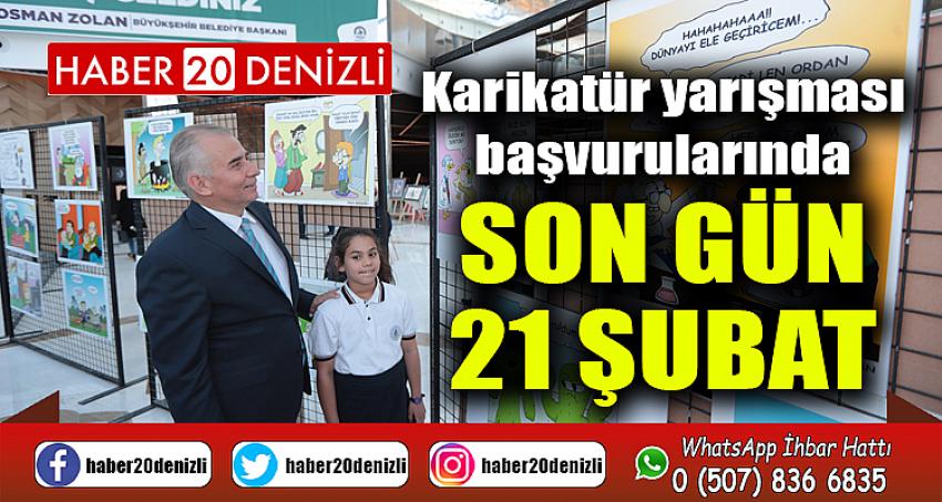 Karikatür yarışması başvurularında son gün 21 Şubat