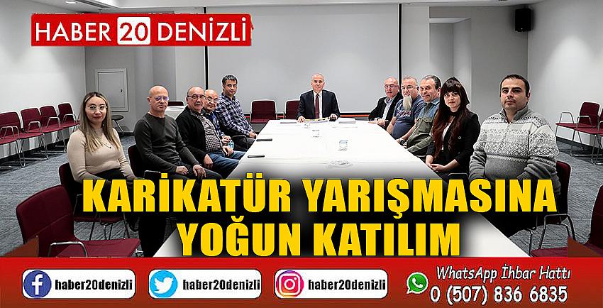 Karikatür yarışmasına yoğun katılım