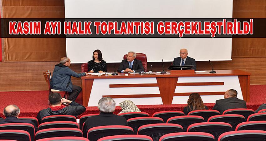 KASIM AYI HALK TOPLANTISI GERÇEKLEŞTİRİLDİ