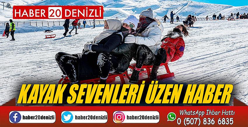 Kayak sevenleri üzen haber