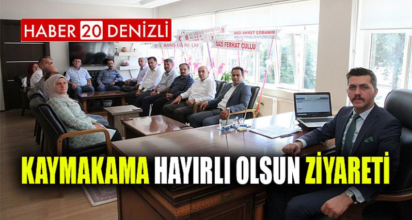 Kaymakama Hayırlı Olsun Ziyareti