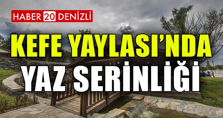 Kefe Yaylası’nda yaz serinliği