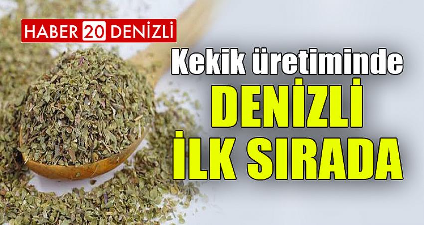 Kekik üretiminde Denizli ilk sırada