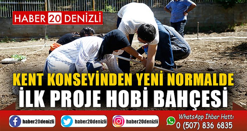 Kent Konseyinden yeni normalde ilk proje hobi bahçesi