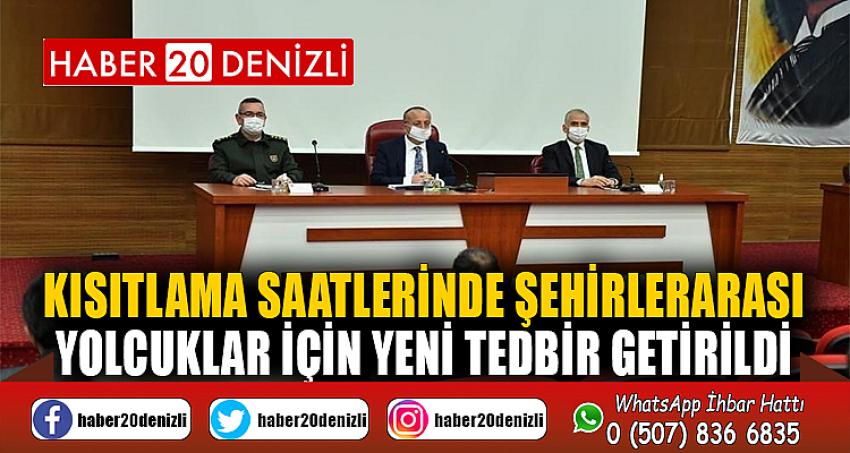 Kısıtlama saatlerinde şehirlerarası yolcuklar için yeni tedbir getirildi