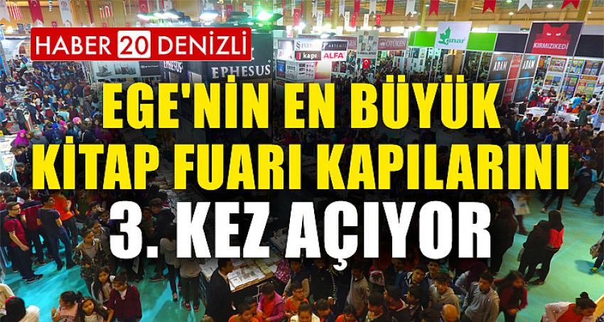 Ege'nin en büyük kitap fuarı kapılarını 3. kez açıyor