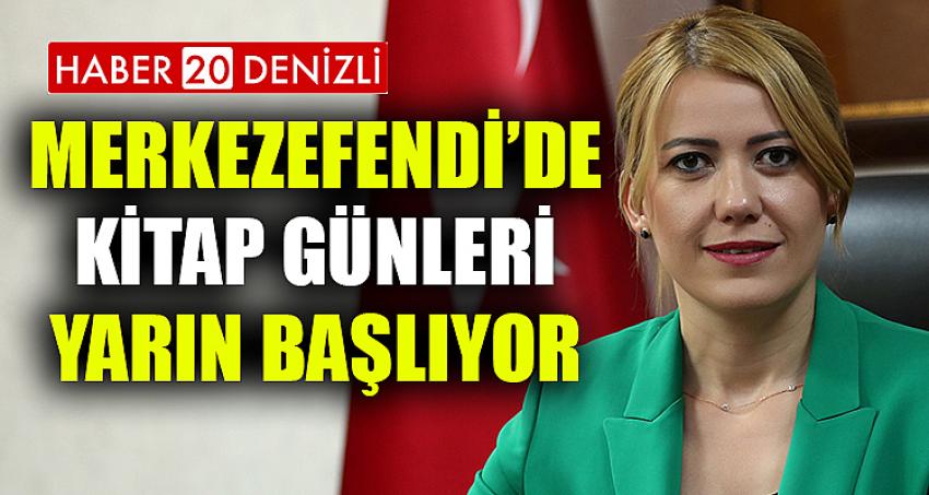 MERKEZEFENDİ’DE KİTAP GÜNLERİ YARIN BAŞLIYOR