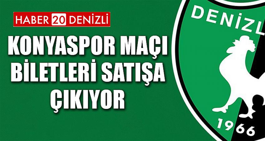 KONYASPOR MAÇI BİLETLERİ SATIŞA ÇIKIYOR