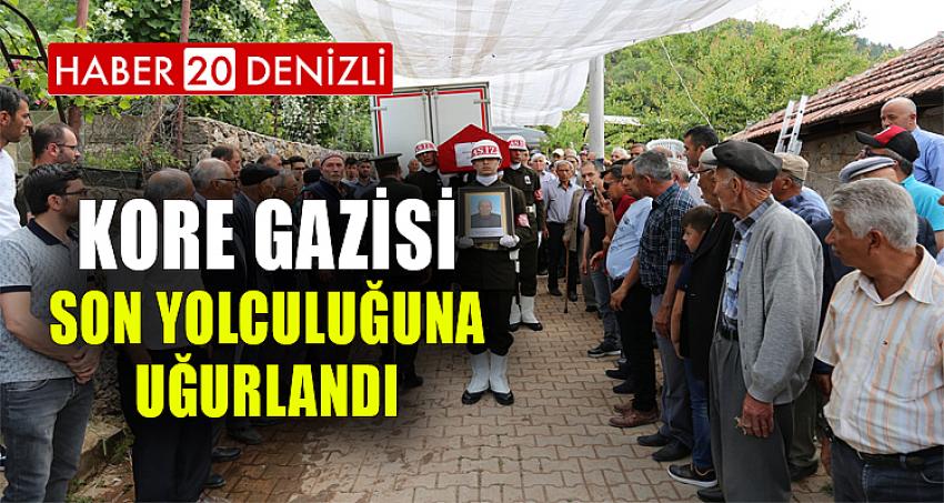 KORE GAZİSİ SON YOLCULUĞUNA UĞURLANDI