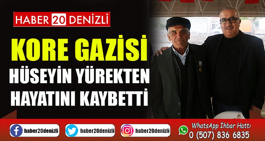 Kore gazisi Hüseyin Yürekten hayatını kaybetti