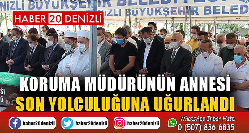 Cumhurbaşkanı Erdoğan’ın korumasının annesi son yolculuğuna uğurlandı