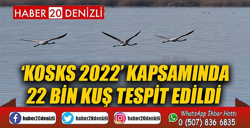 PAÜ’lü Araştırmacıların Gerçekleştirdiği ‘KOSKS 2022’ Kapsamında 22 Bin Kuş Tespit Edildi
