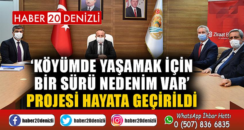  ‘Köyümde yaşamak için bir sürü nedenim var’ projesi hayata geçirildi