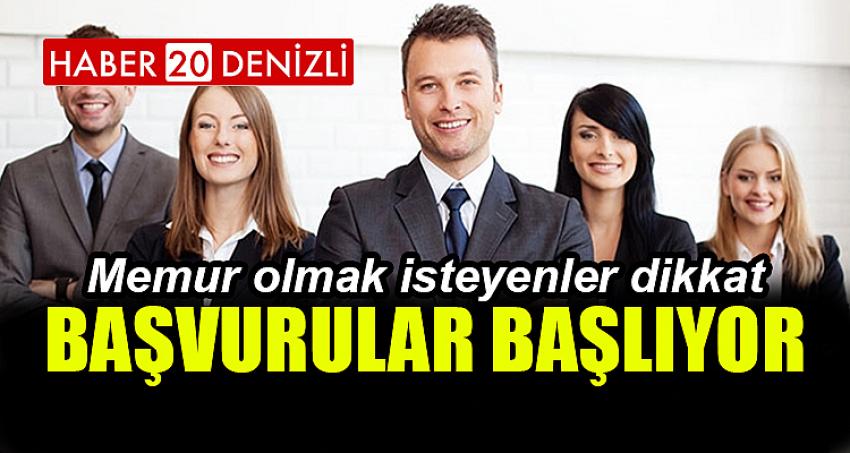 BAŞVURULAR BAŞLIYOR !!!