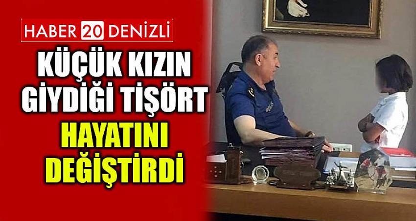 KÜÇÜK KIZIN GİYDİĞİ TİŞÖRT HAYATINI DEĞİŞTRİDİ