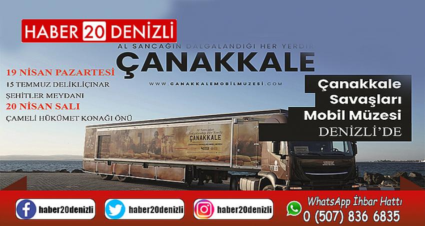 Çanakkale Mobil Müzesi, Çanakkale ruhunu Denizli’ye getiriyor