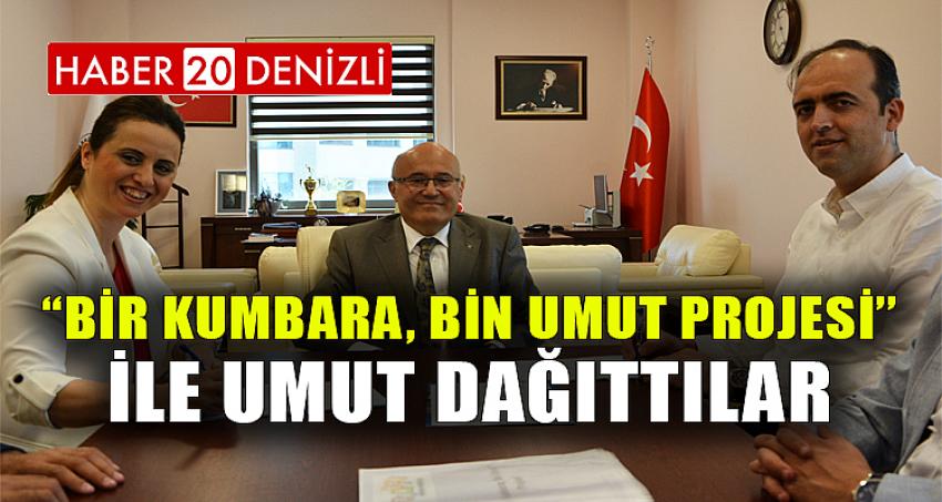 “Bir Kumbara, Bin Umut Projesi’ ile Umut Dağıttılar