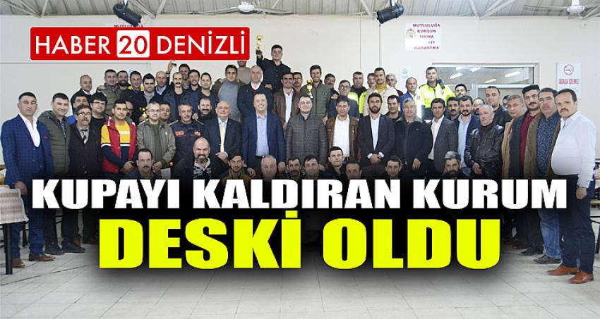 Kupayı kaldıran kurum DESKİ oldu