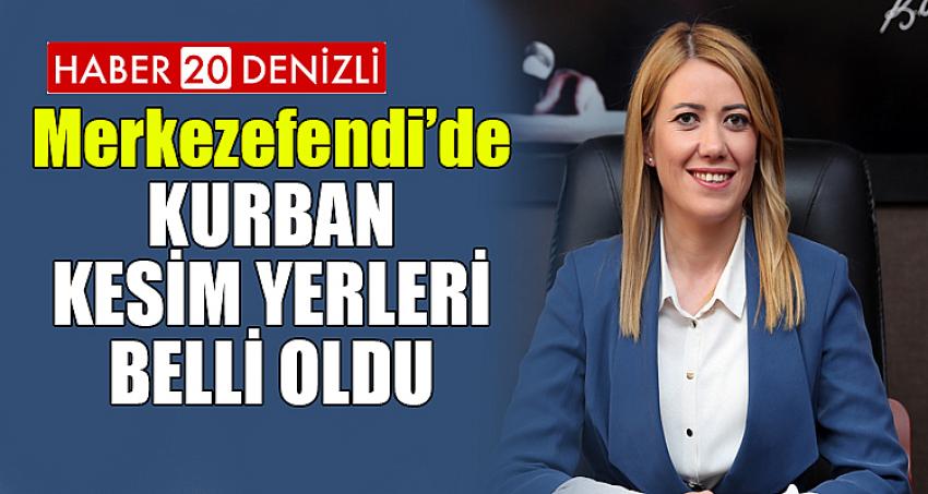 KURBAN KESİM YERLERİ BELLİ OLDU