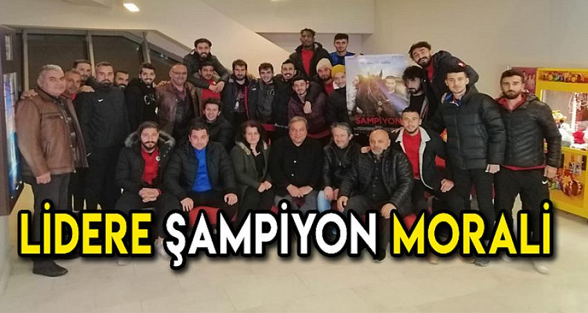 LİDERE ‘ŞAMPİYON’ MORALİ